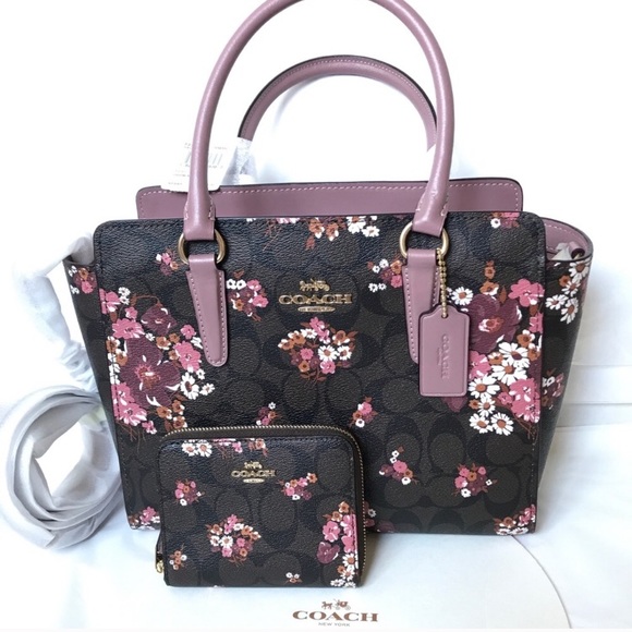 Coach Handbags - 💦🌸coach satchel set🌸crossbody & wallet/brown
